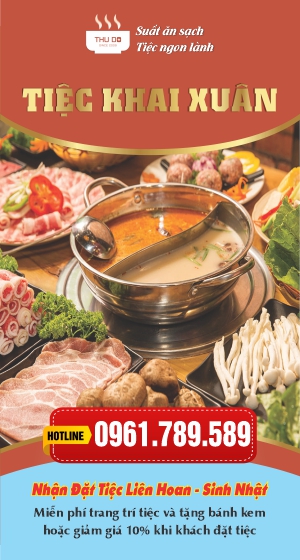 Nhận tổ chức Tiệc Khai Xuân