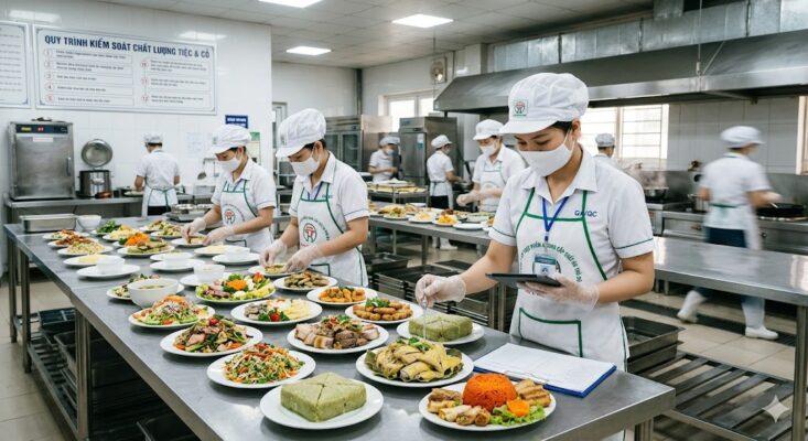 Kiểm soát chất lượng suất ăn trong tiệc và cỗ