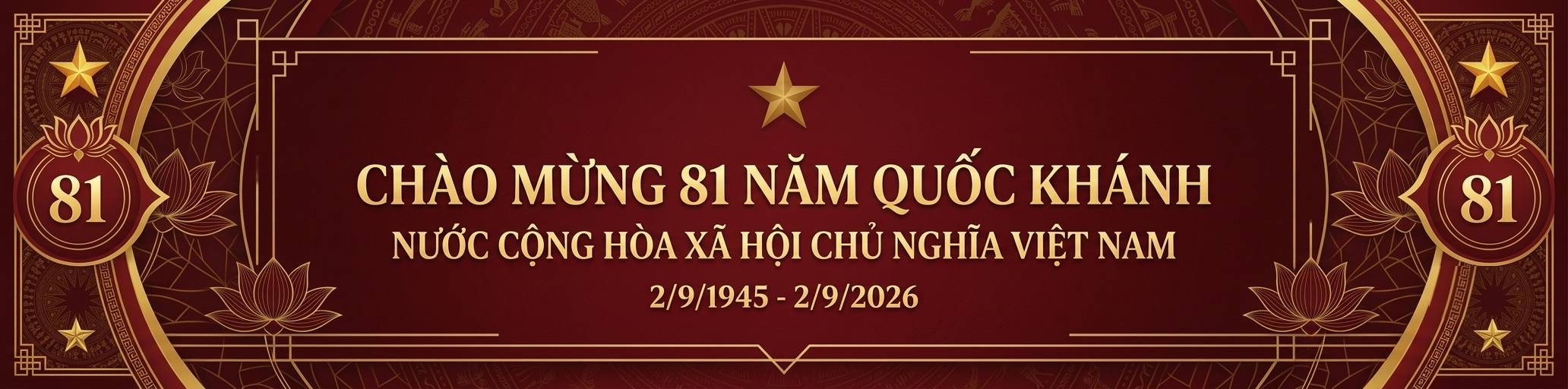 Chào mừng 81 năm Quốc khánh nước Cộng hòa Xã hội Chủ nghĩa Việt Nam